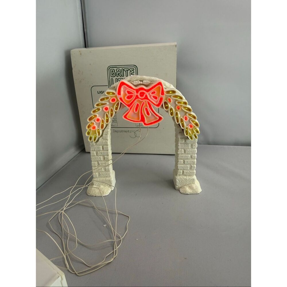 Department 56 Brite Lites Archway Lighted Village Accessory 52675 with Box